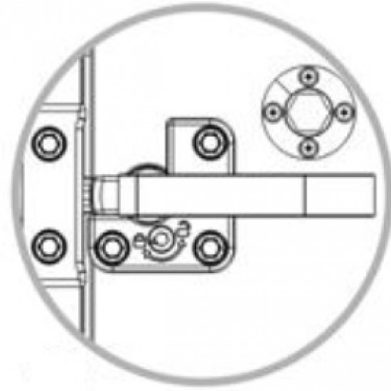 New handle for VENTUS air-handling unit - Left