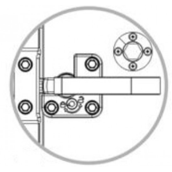 New handle for VENTUS air-handling unit - Left